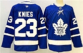 Men's Toronto Maple Leafs #23 Matthew Knies Blue 2024-25 Stitched Hockey Jersey,baseball caps,new era cap wholesale,wholesale hats